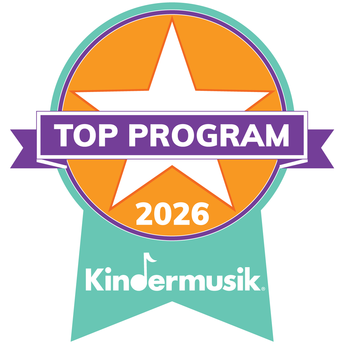 Potomac Music is a 2026 Kindermusik Top Program!
