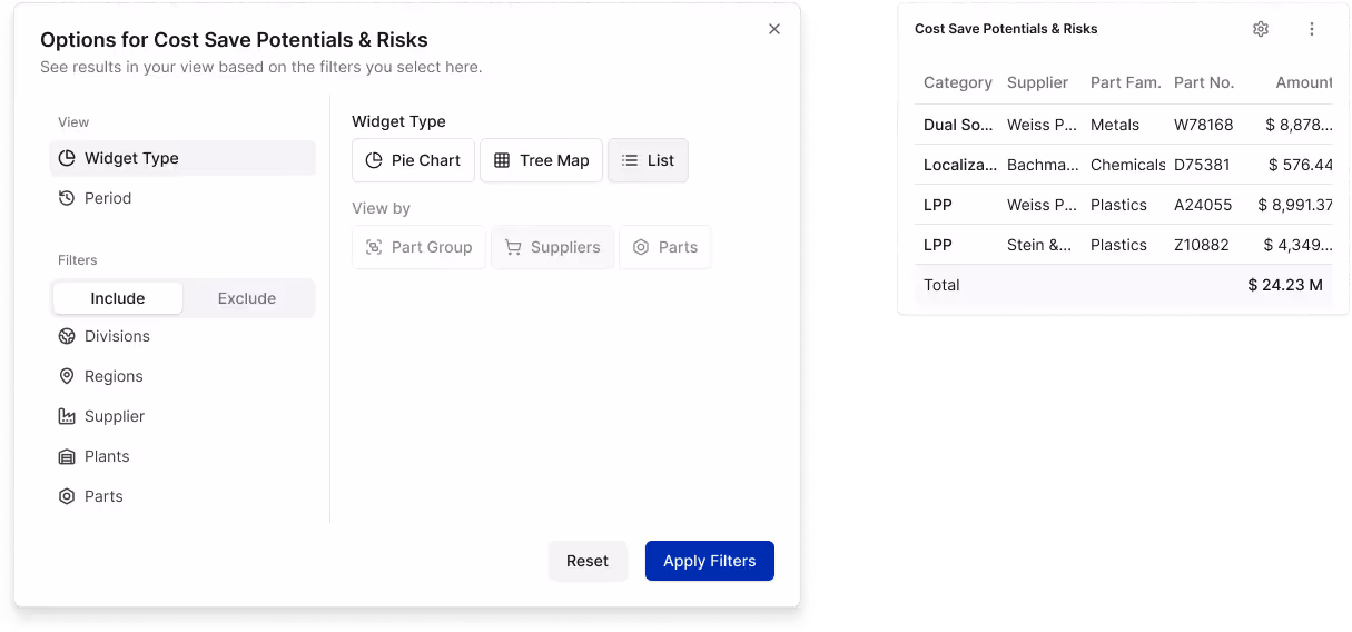 a frame from our software