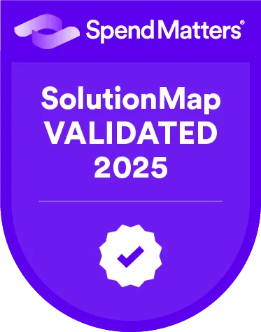 Spend Matters SolutionMap Validated 2025 badge