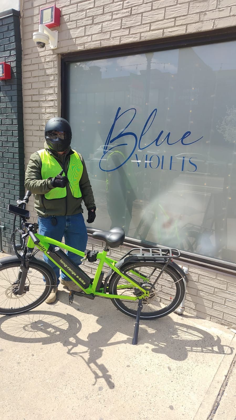 Priscotty cannabis e-bike delivery driver in hoboken new jersey