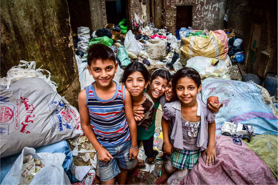 Waste collector impacting image