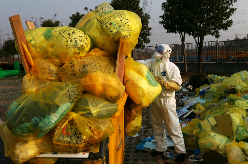 Waste collector impacting image