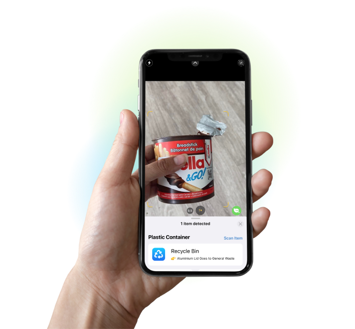Phone in hand showing Eco-Mode Feature