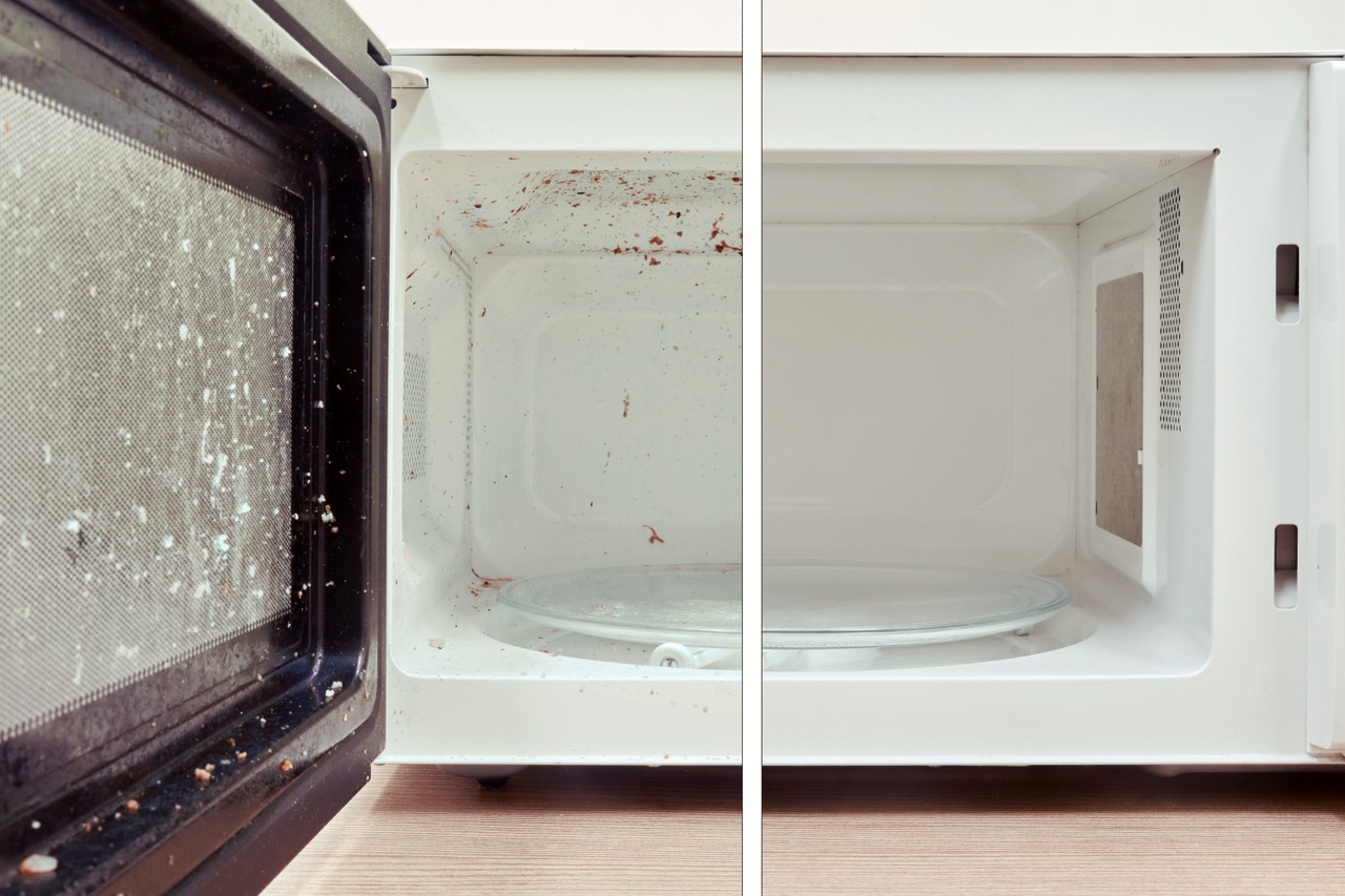 Microwave  Before After