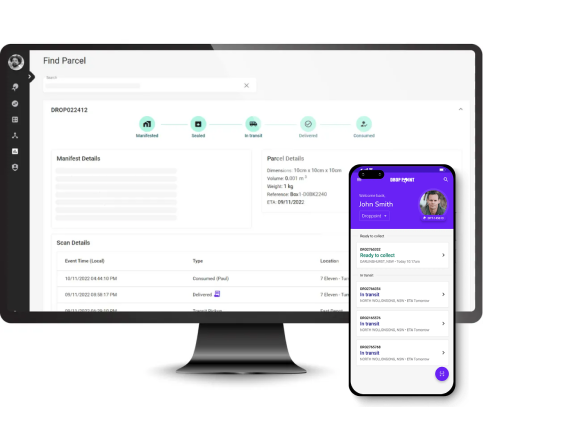 Droppoint dashboard