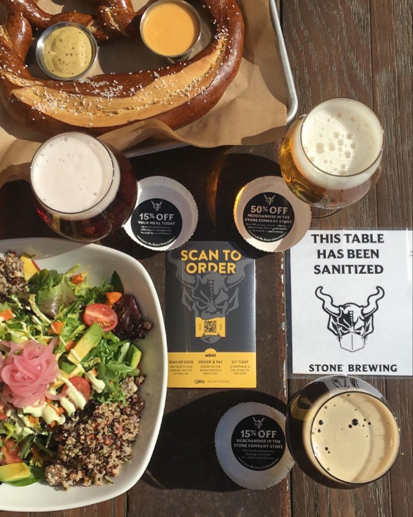 stone brewing qr