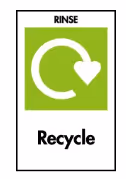 A recycle sign with a white circle and arrowAI-generated content may be incorrect., Picture