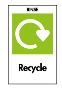 A recycle sign with a white circle and arrowAI-generated content may be incorrect., Picture