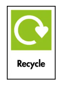 A recycle sign with a recycle arrowAI-generated content may be incorrect., Picture