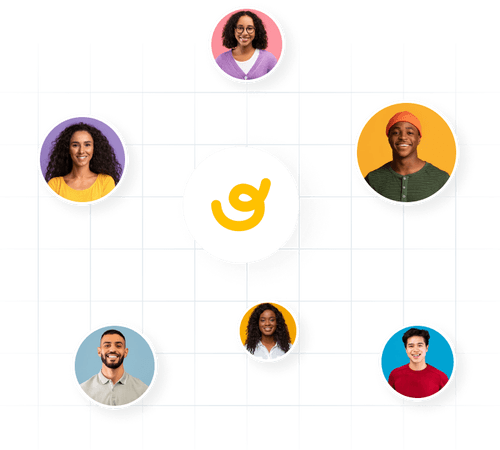Image of a group of people which represents our client's target audience