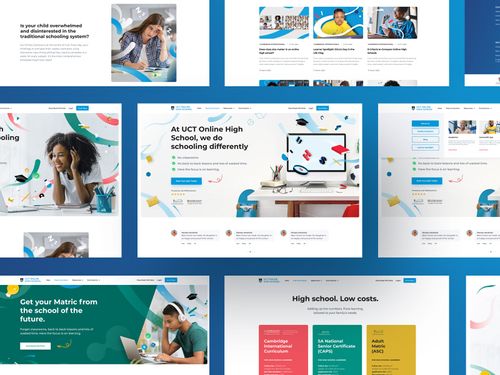 Showcase of the work we've done for UCT Online High School
