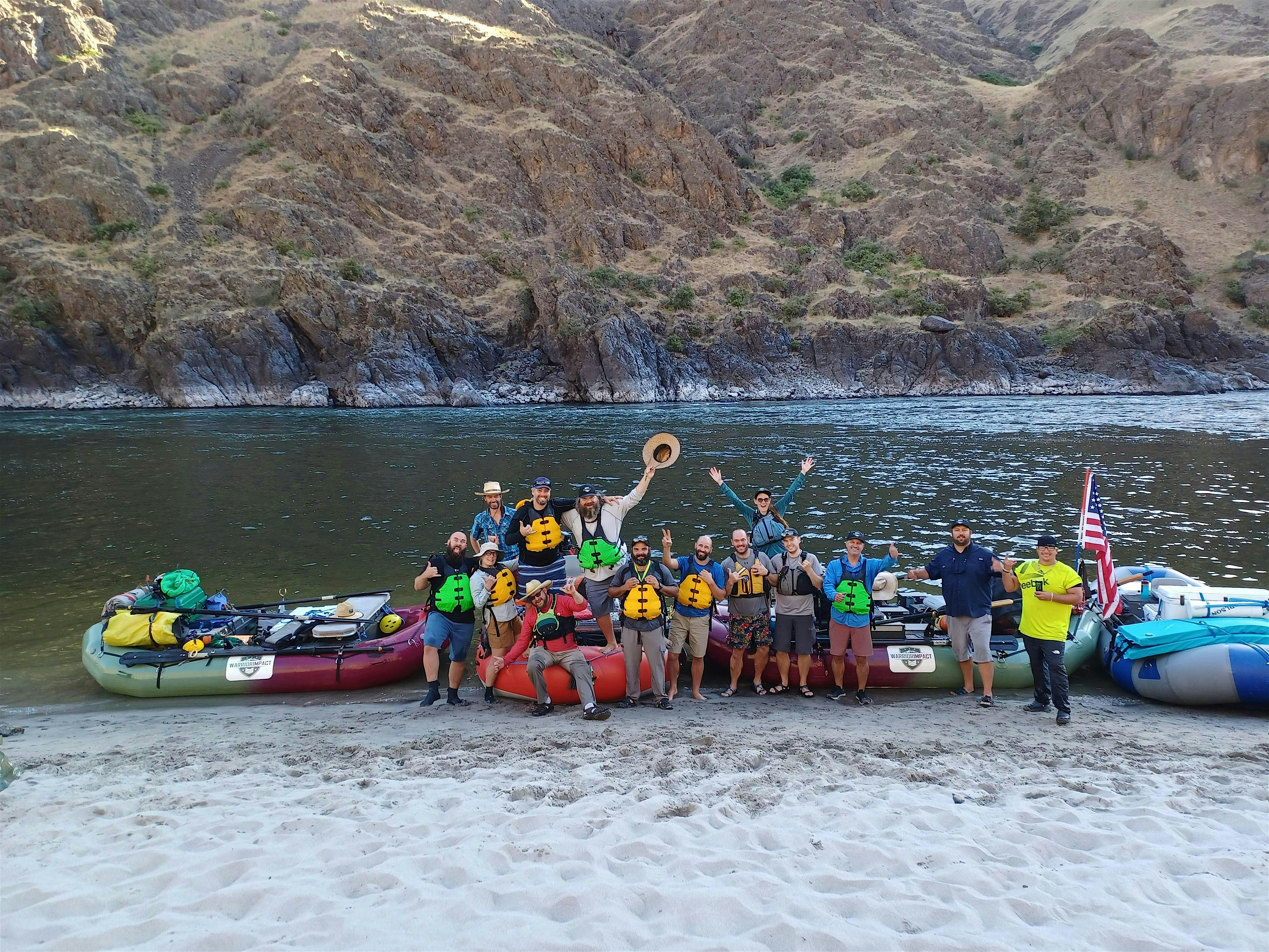 Lower Salmon River Military and first responders MEN'S only Raft trip!