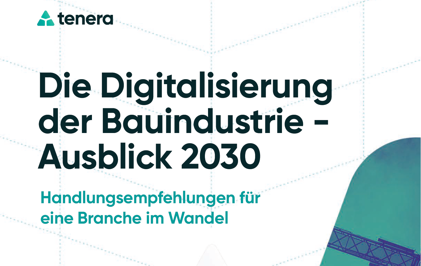 Tenera eBook- Die Digitalisierung der Bauindustrie - Ausblick 2030