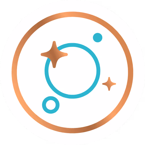 An icon showing bubbles for sparkling