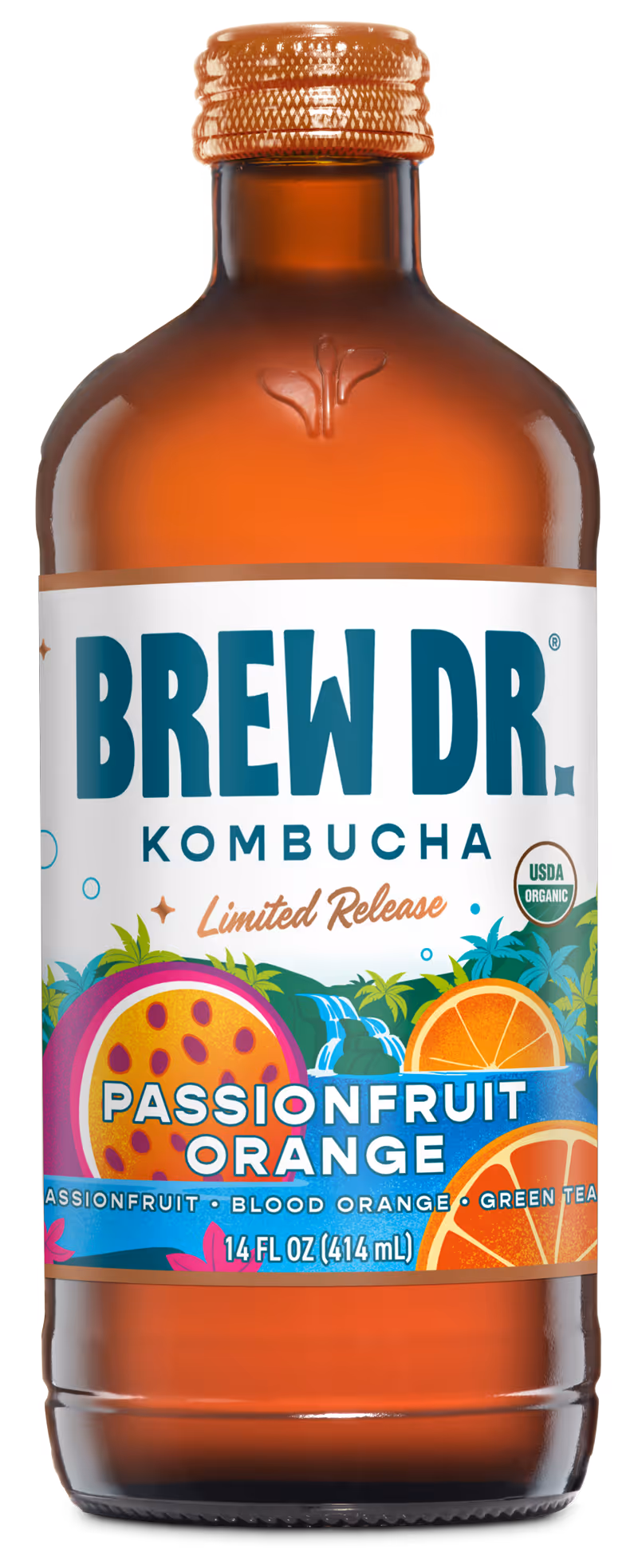 Brew Dr. Kombucha Limited Release Passionfruit Orange