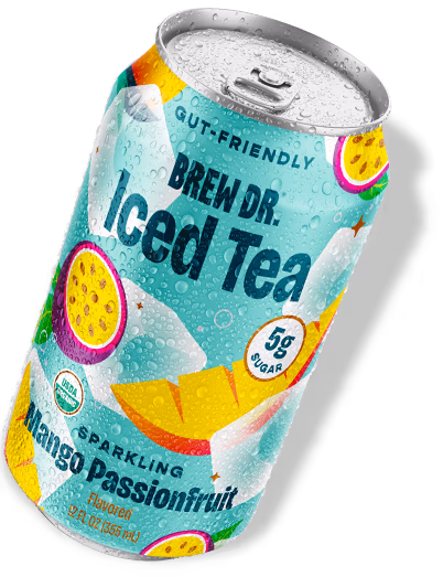 Can of Brew Dr. Iced Tea Mango Passionfruit