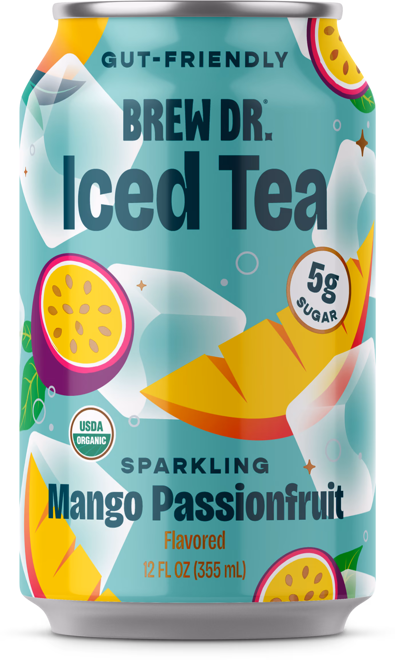 Brew Dr. Iced Tea - Mango Passionfruit 12oz can