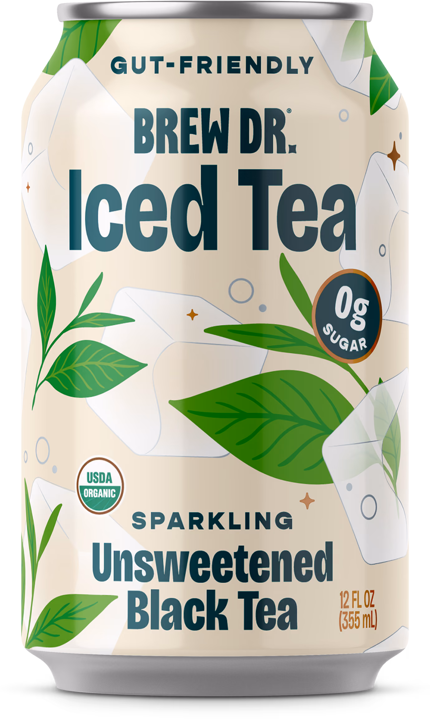 Brew Dr. Iced Tea - Unsweetened Black Tea 12oz can