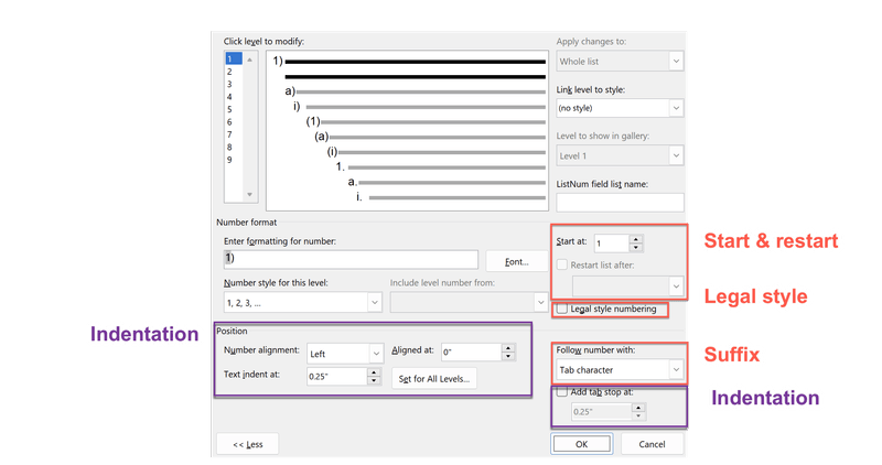 ClauseBase | Numbering in MS Word - The ultimate course