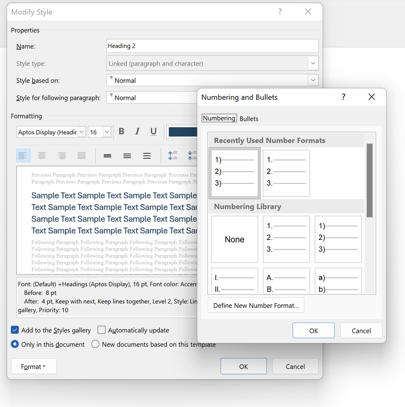 Multi Level Numbering Examples ClauseBase | Numbering in MS Word - The ultimate course