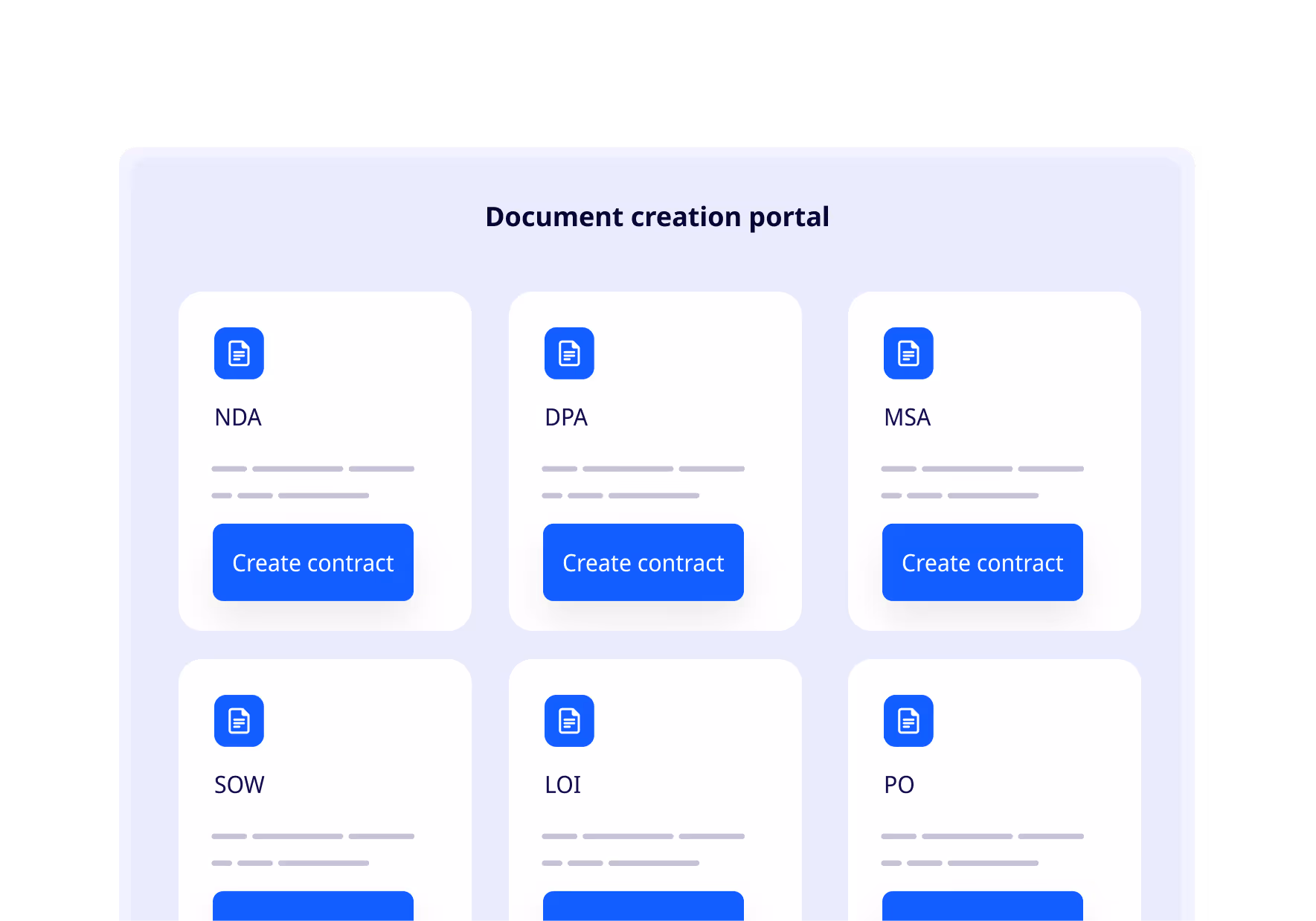 ClauseBuddy offering a library of legal document templates for instant drafting.