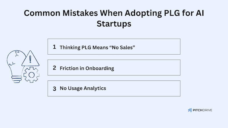 Common Mistakes When Adopting PLG for AI Startups