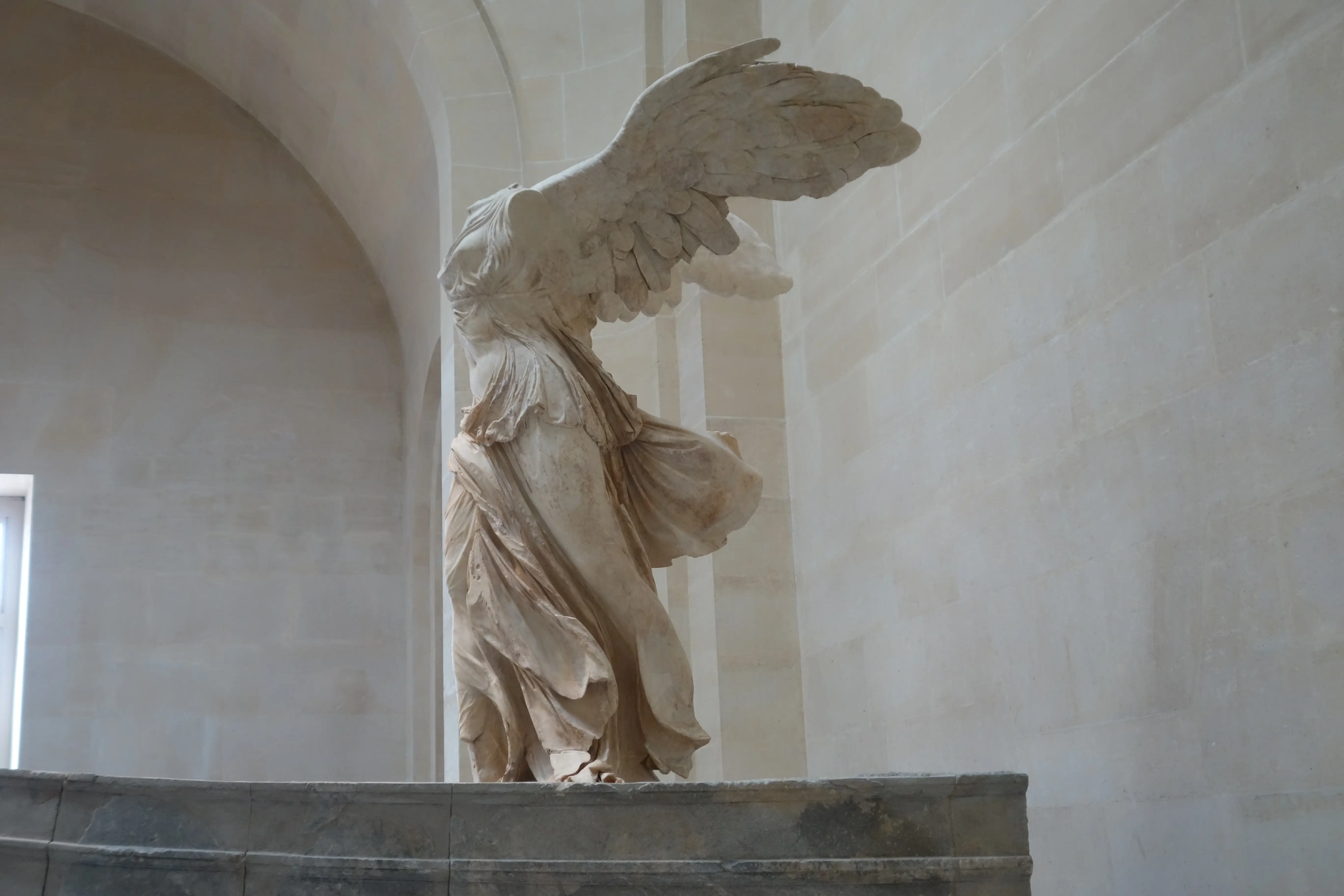 Winged Victory of Samothrace Statue at Louvre