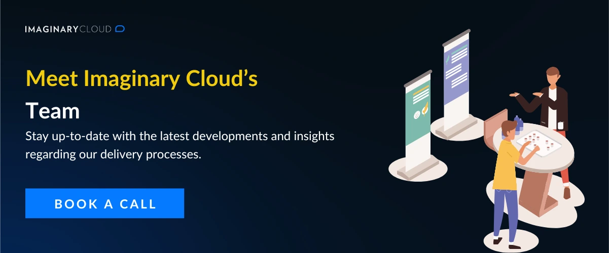 Meet Imaginary Cloud’s Team call to action