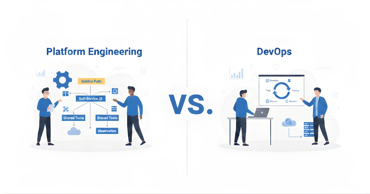 Platform Engineering vs DevOps: Roller, forskelle og hvornår man skal bruge hver
