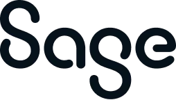 Sage schwarzes Logo