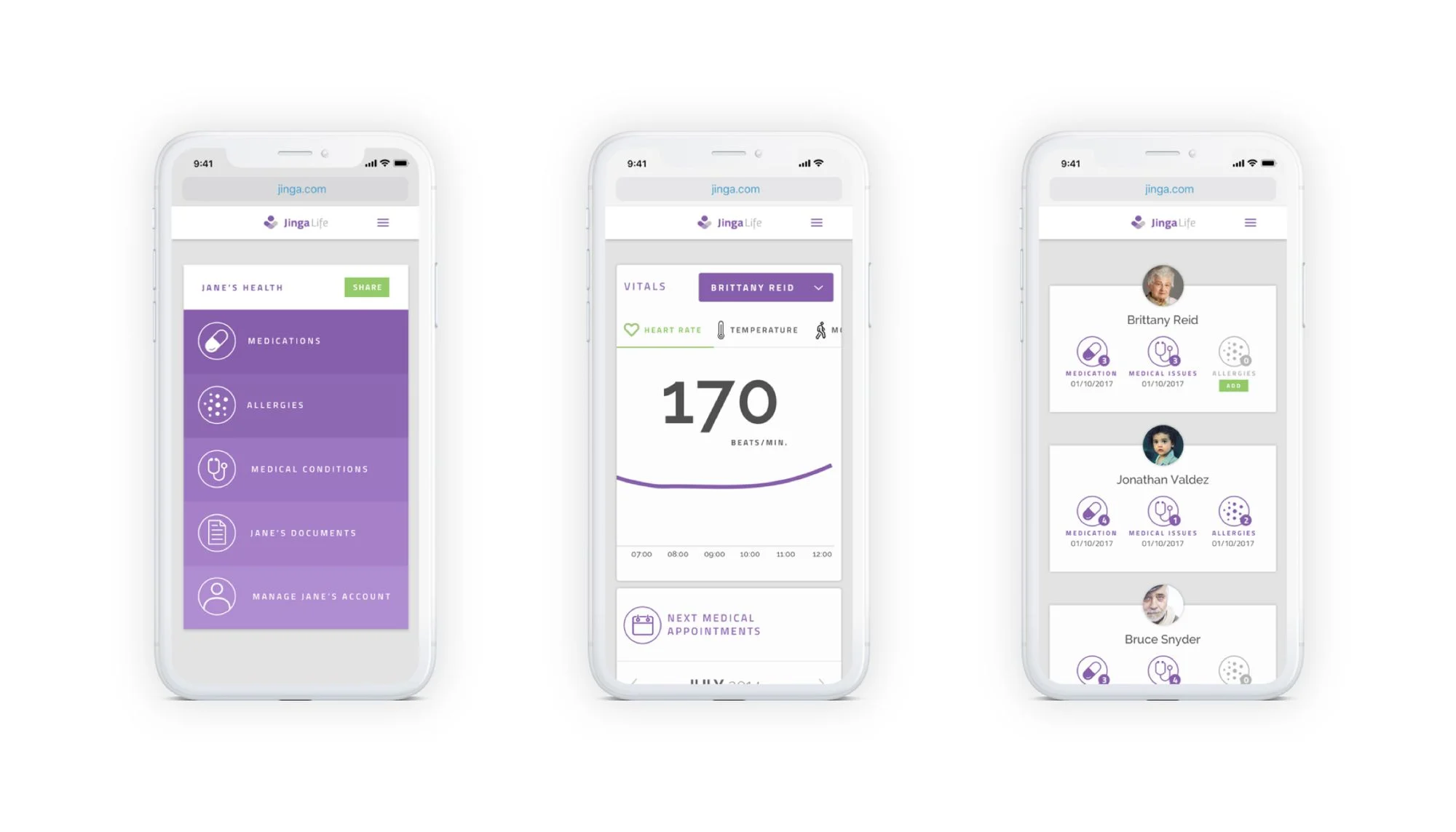 Jinga Life mobile app