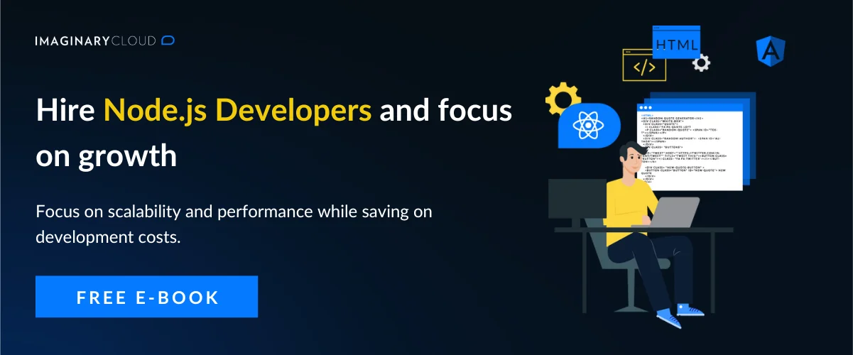 Hire Node Developers and focus on growth free e-book