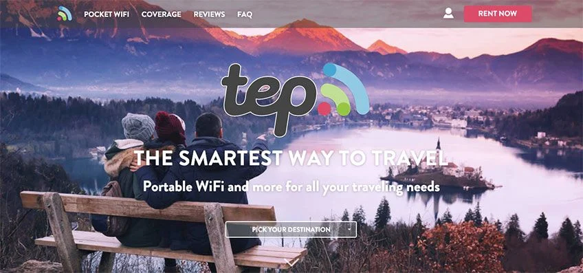 TEP WIRELESS WEBSITE HOMEPAGE