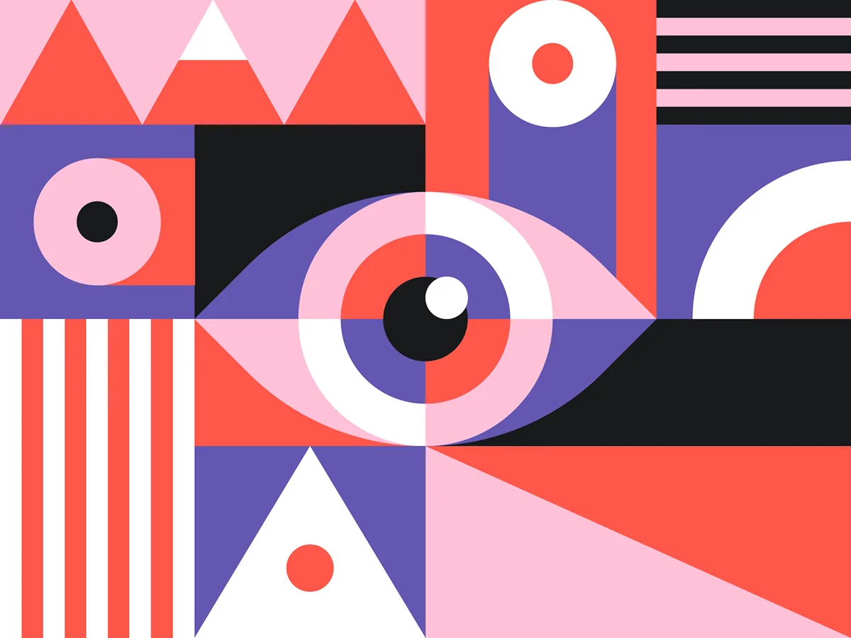 Geometric illustration style by Kemal Sanli