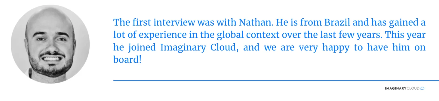 Interview 1 - Nathan