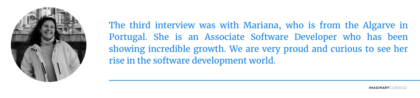 Interview 3 - Mariana