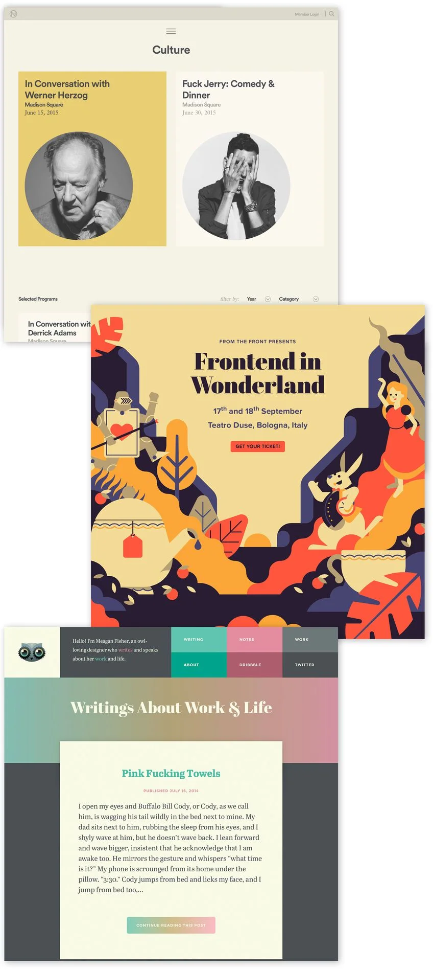 http://neuehouse.com | http://2015.fromthefront.it | http://owltastic.com