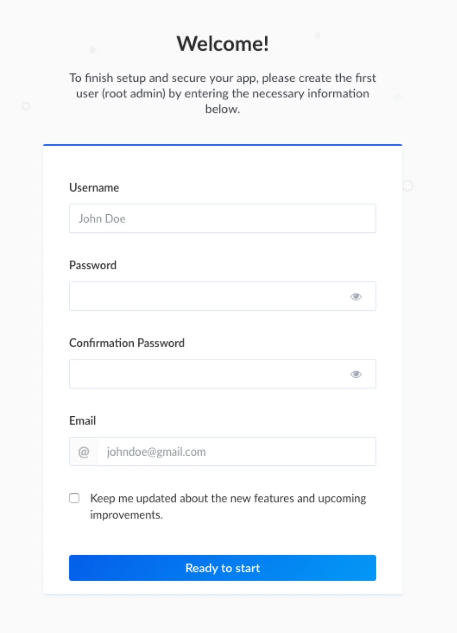 Strapi Login