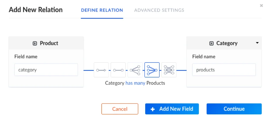 Strapi Relating content type