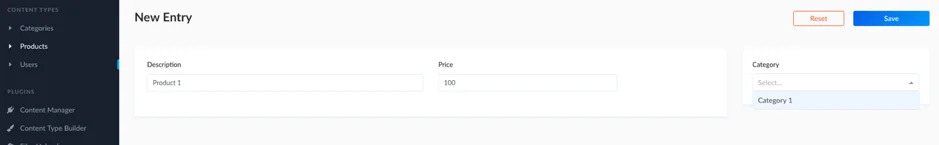 Strapi Showing new relation with content type