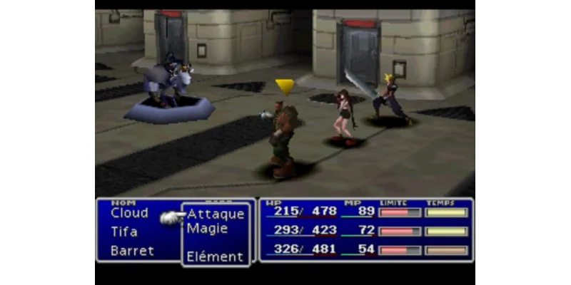 Final Fantasy VII Battle Interface