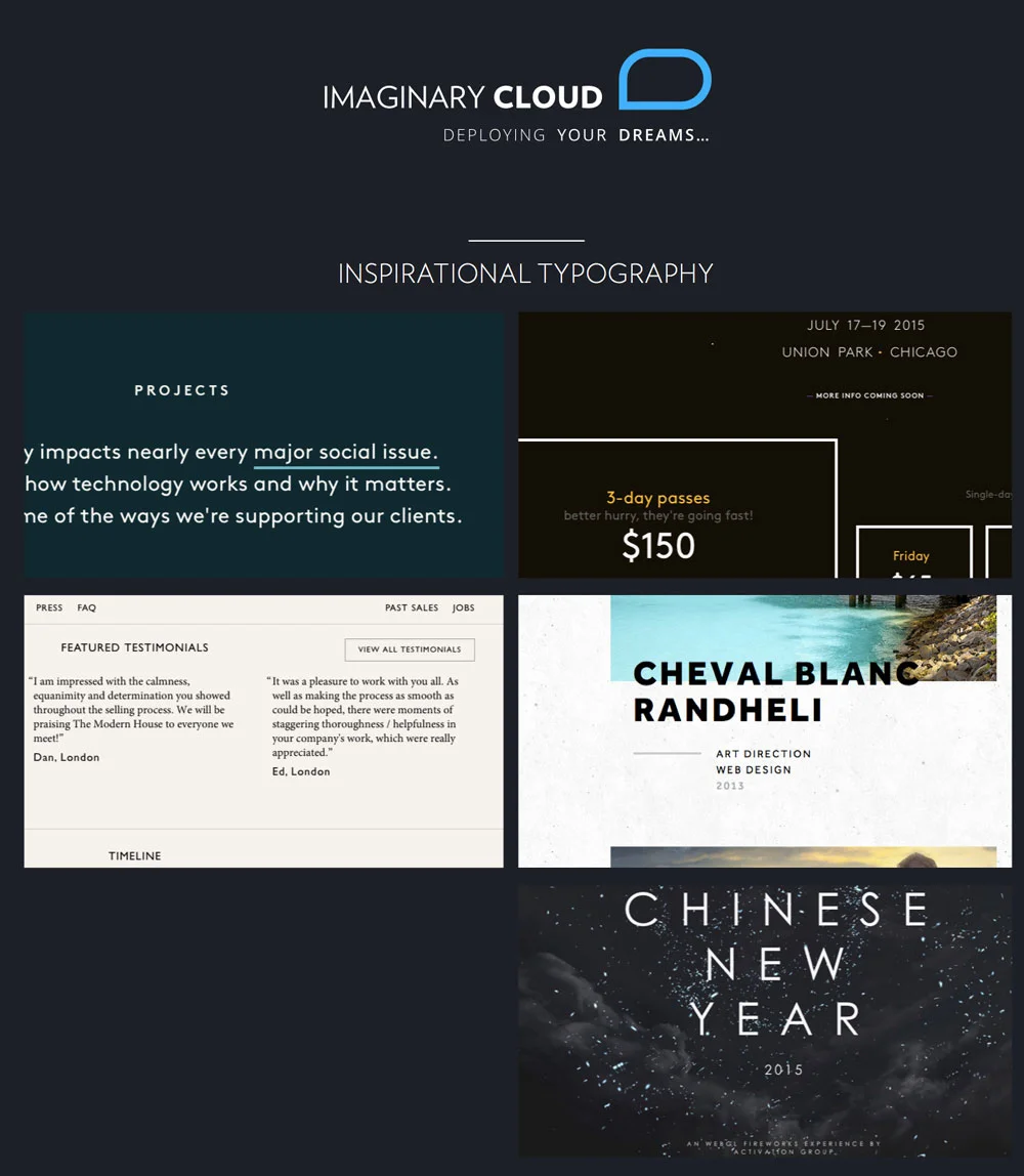 Imaginary Cloud Mood Board