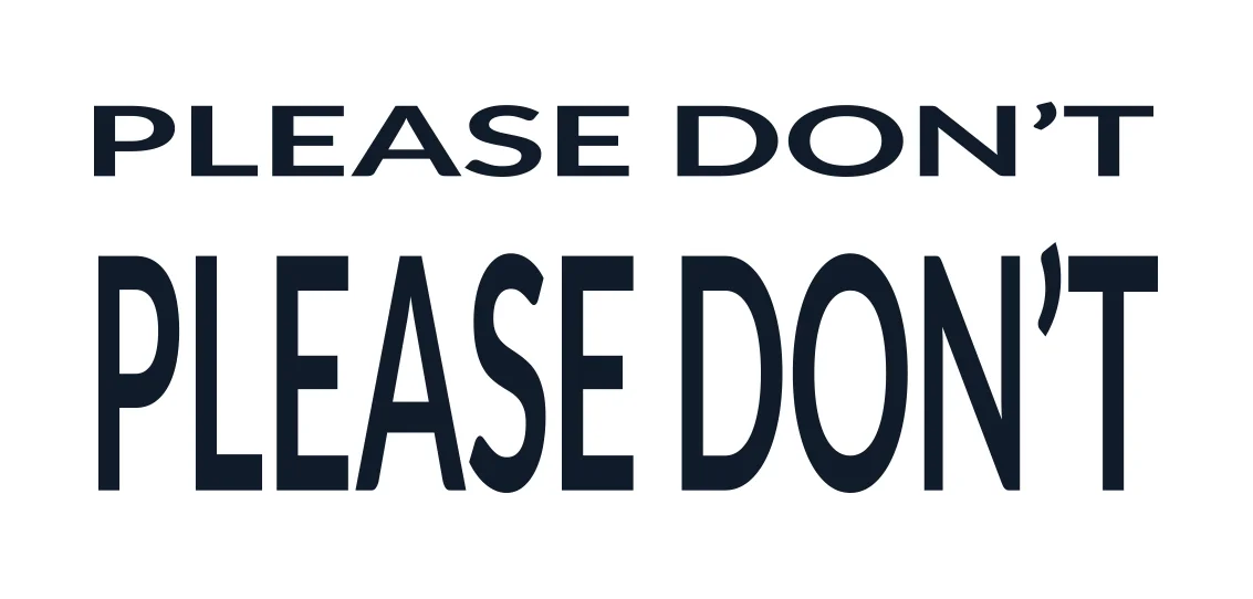 Distorted Typefaces