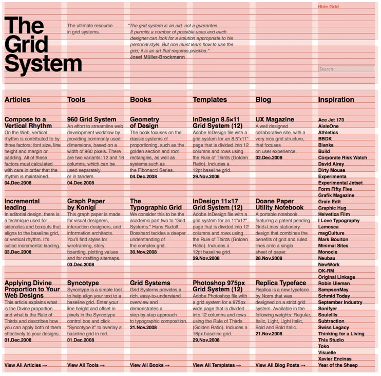 The Grid System