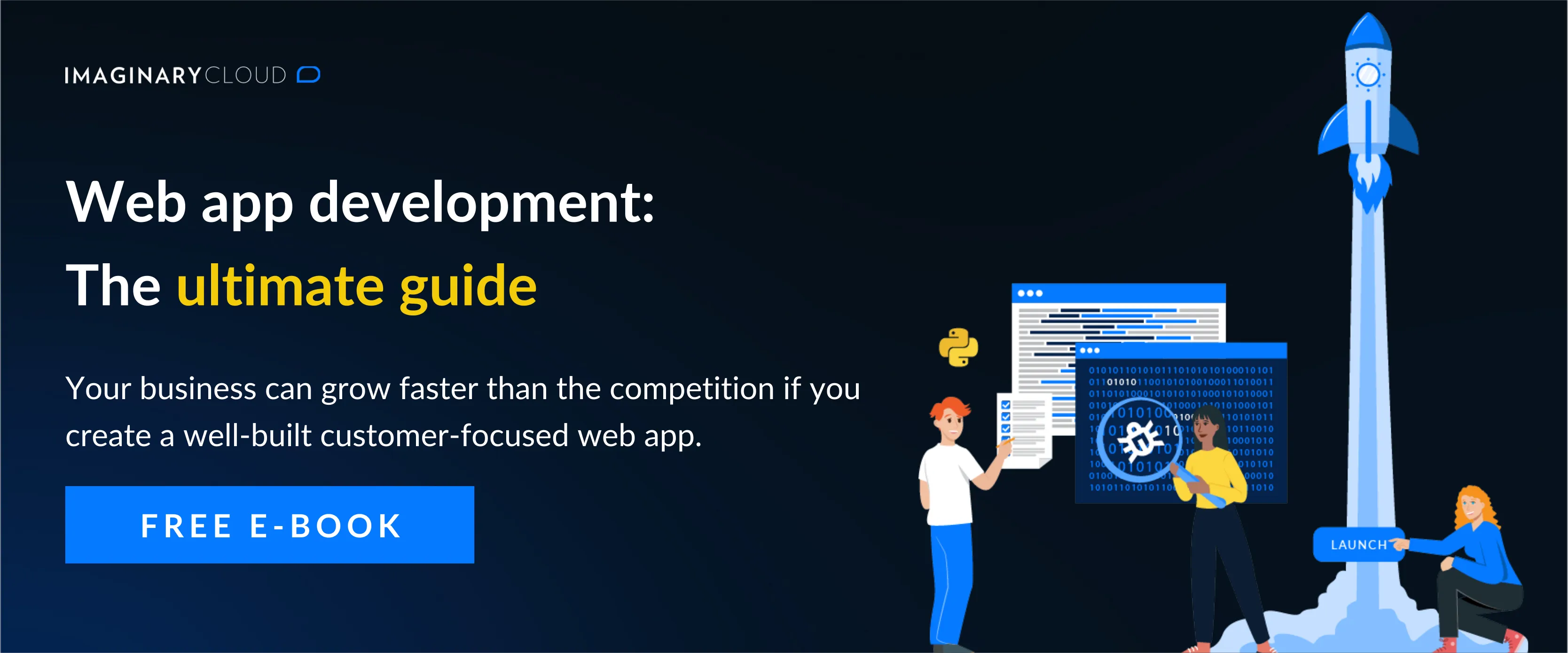 Web app development call to action