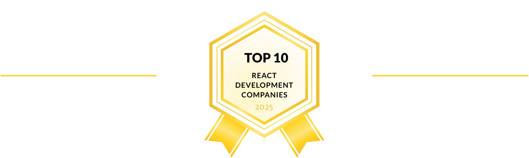 top react development companies badge