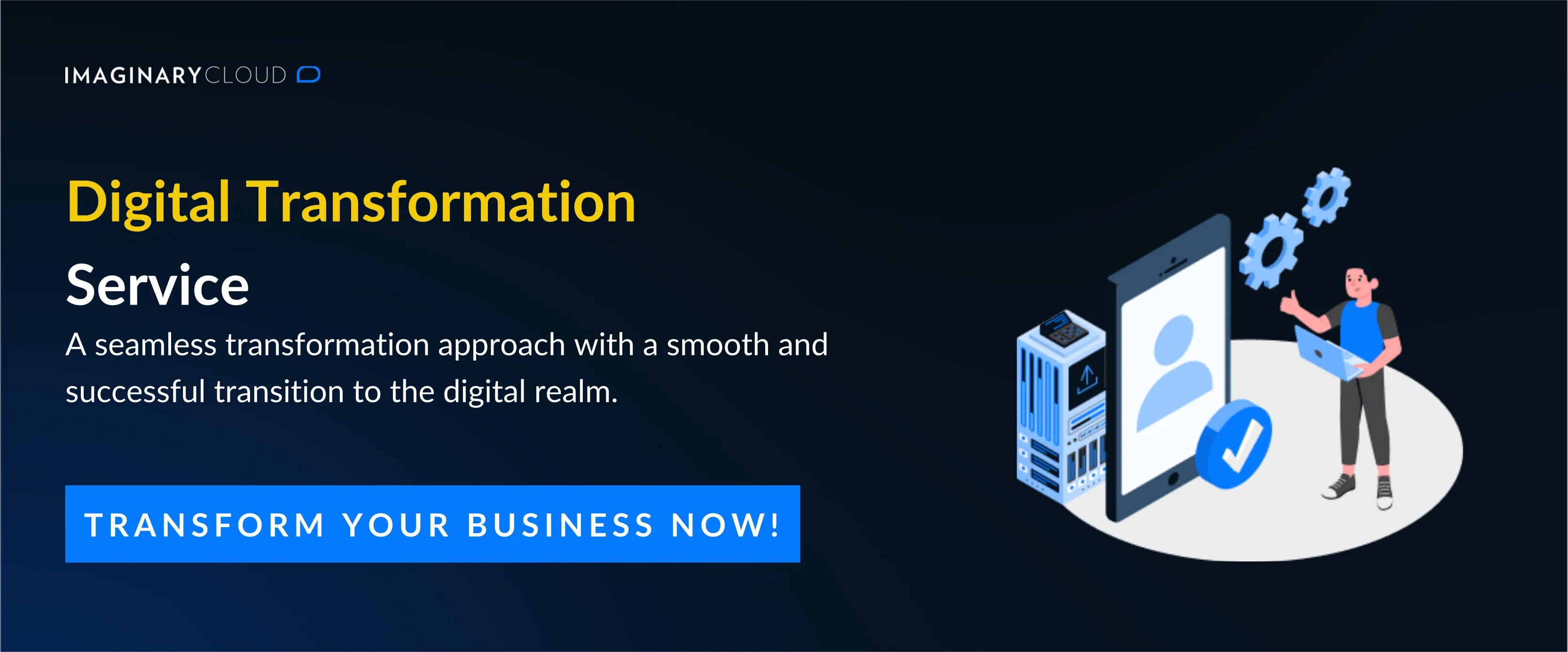 Digital transformation service call-to-action
