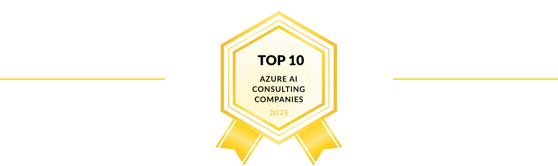 Top 10 Azure AI Consulting Companies 2025 badge