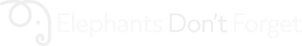 Elefanter glemmer ikke logoet