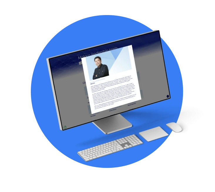 Working Model screen